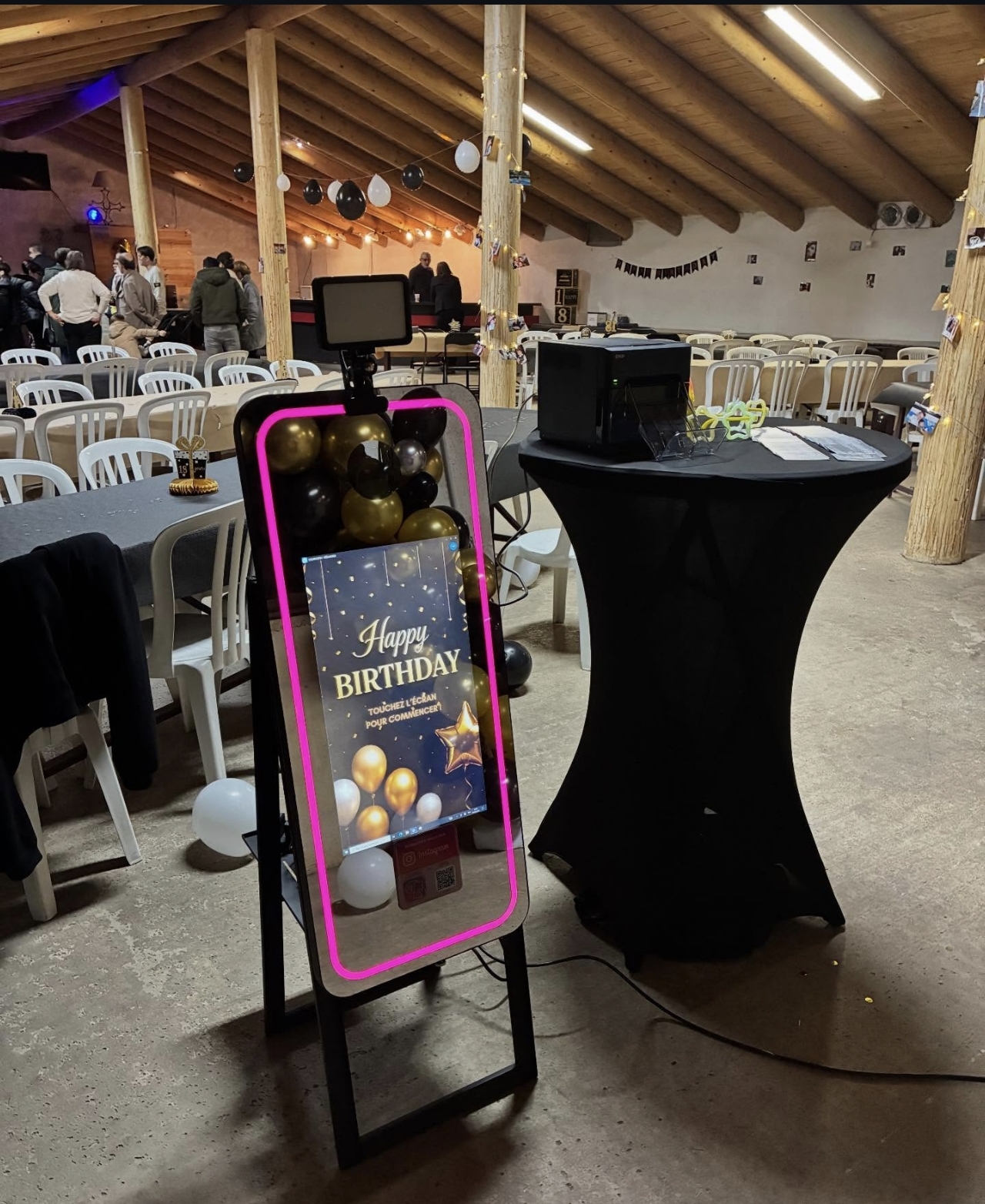Photobooth ACZ Event installé pour un événement